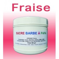 Sucre à barbe à papa Fraise 500g