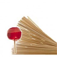 Pack de 2000 bâtons en bois 15 cm pour pomme d'amour