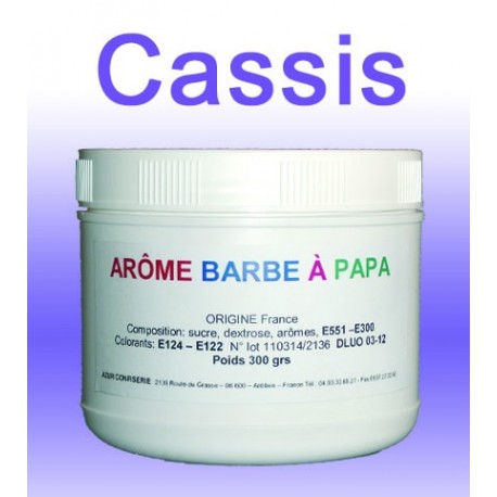 Arôme barbe à papa cassis 300 Grs