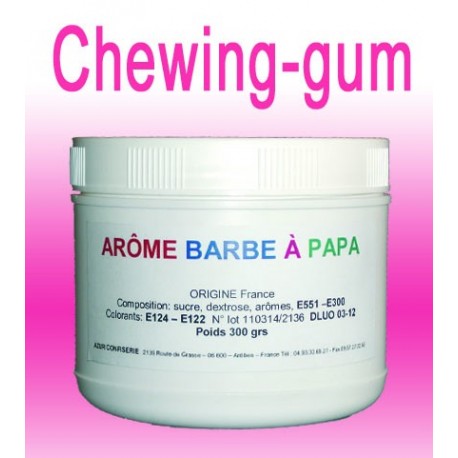 Arôme barbe à papa chewing-gum 300 Grs