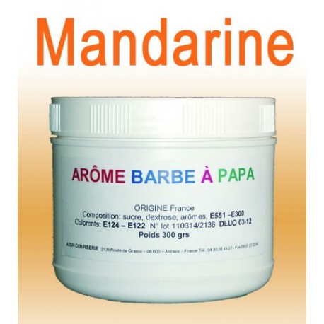 Arôme barbe à papa Mandarine 300 Grs