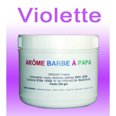 Arôme barbe à papa Violette 300 Grs