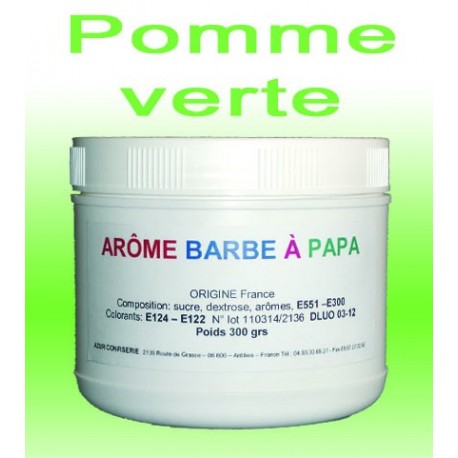 Arôme barbe à papa Pomme verte 300 Grs