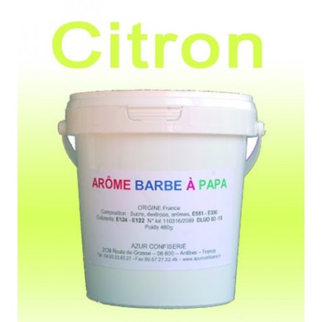 Arôme barbe à papa Citron 480 Grs
