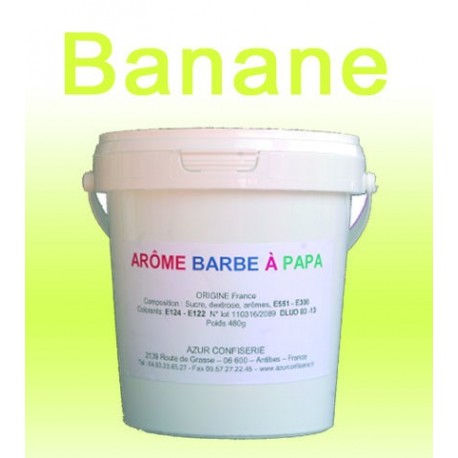 Arôme barbe à papa Banane 480 Grs