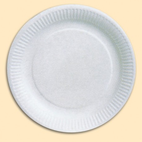 Assiettes cartons rondes 23 cm x 50 pièces