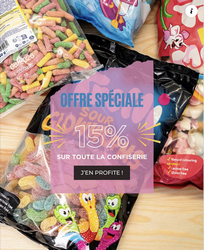 -15 sur la confiserie